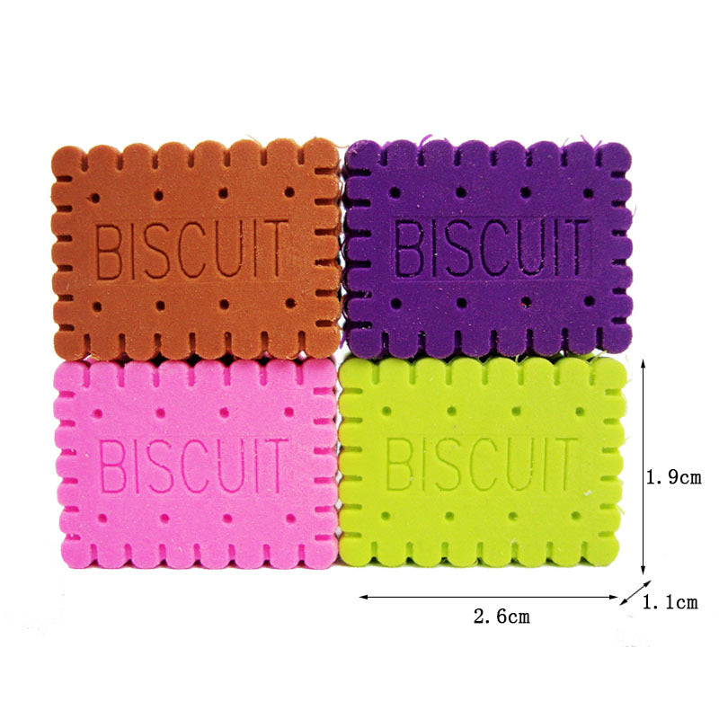 Sandwich Biscuit Shape Eraser DIY Cake alimentaire amovible