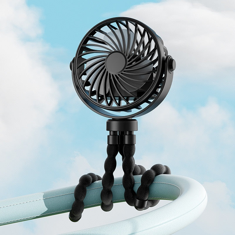 Mini ventilateur portable de bureau en forme d'octopus