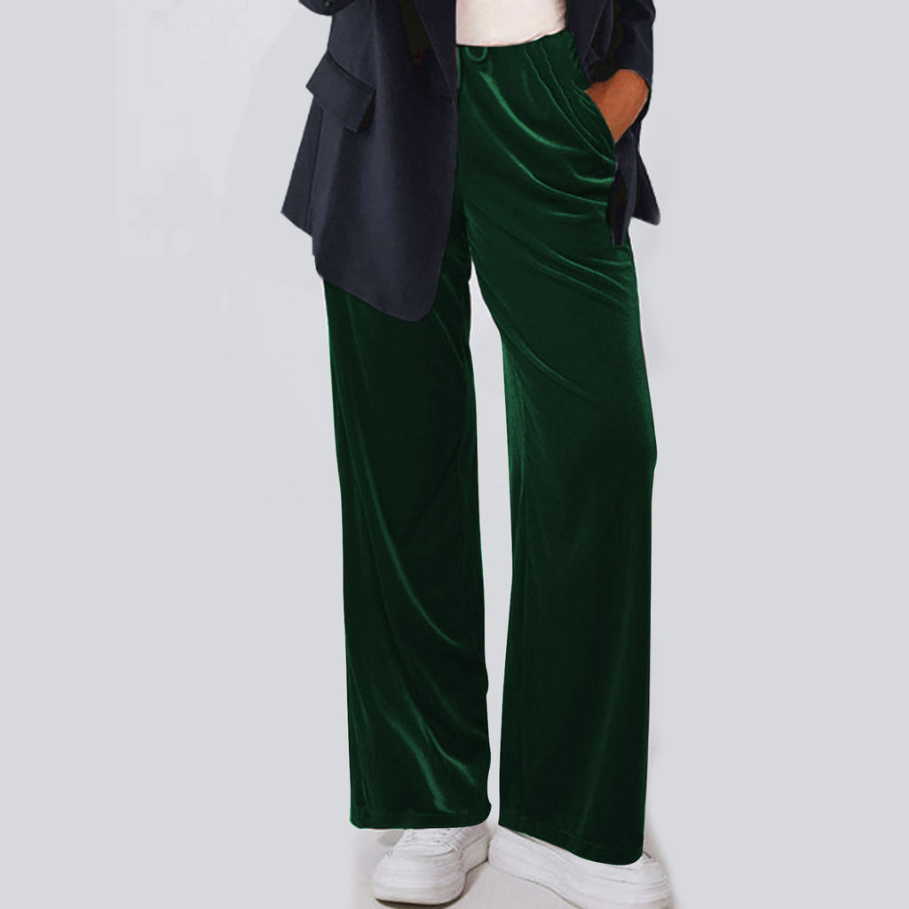 Straight-leg corduroy trousers for autumn