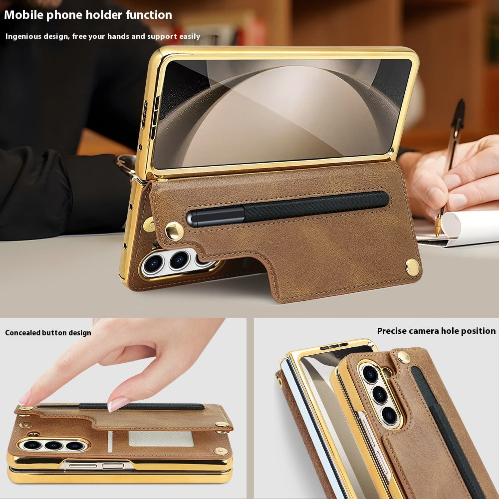 Coque de téléphone Support de film trempé avec fente de stylo