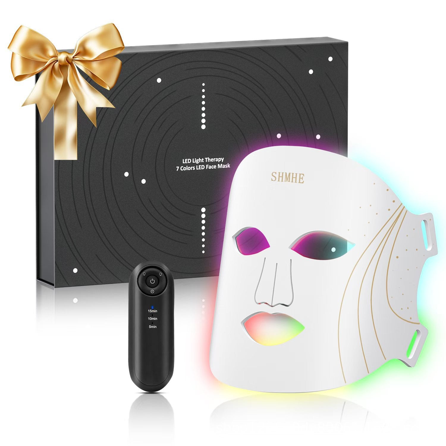 Masque LED visage photothérapie pour soin à domicile