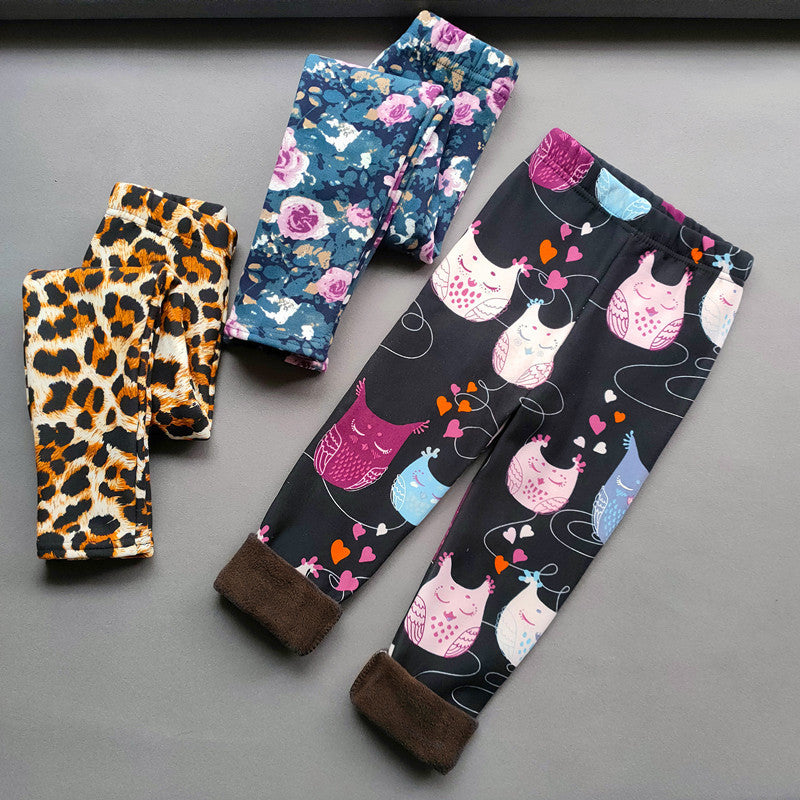 Leggings thermiques pour filles