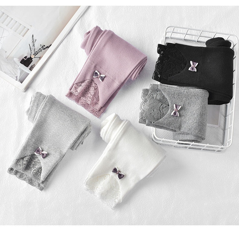 Leggings en coton porter des pantalons fille