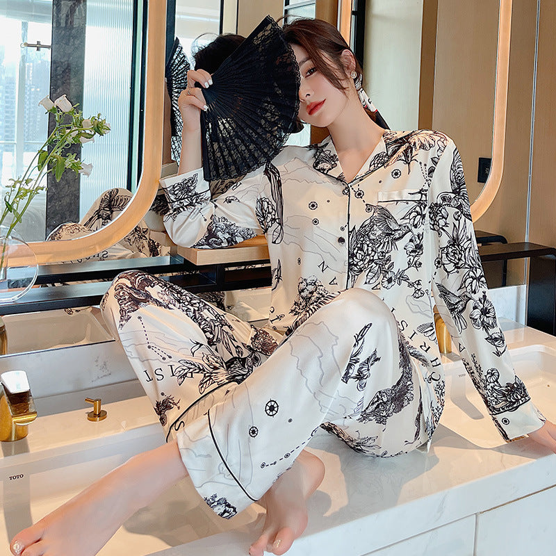 Ensemble de pyjamas occasionnels mode hommes et femmes