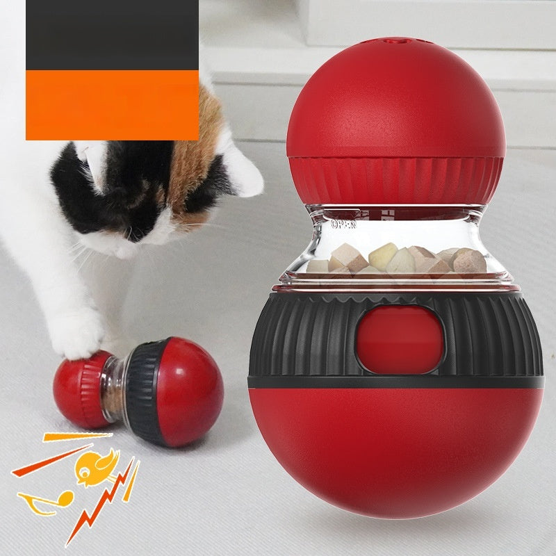 Rotation drôle Cat Sound Food Dropping Ball Toy