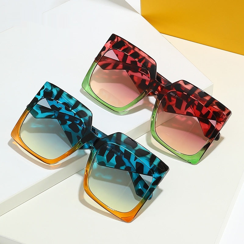 Femmes Fashionable Square Lunettes de soleil colorées