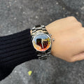 Montre pour hommes Creative Dynamic Flame inspirée de Y2K