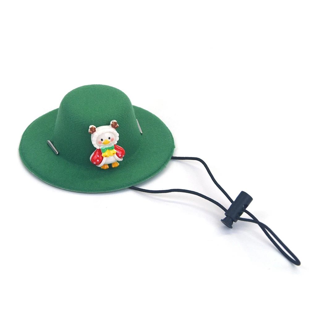 Pet Chapeau de Noël Felt Cloth Soft mignon décor Cosplay Dog Vêtements Accessoires Cat Festi