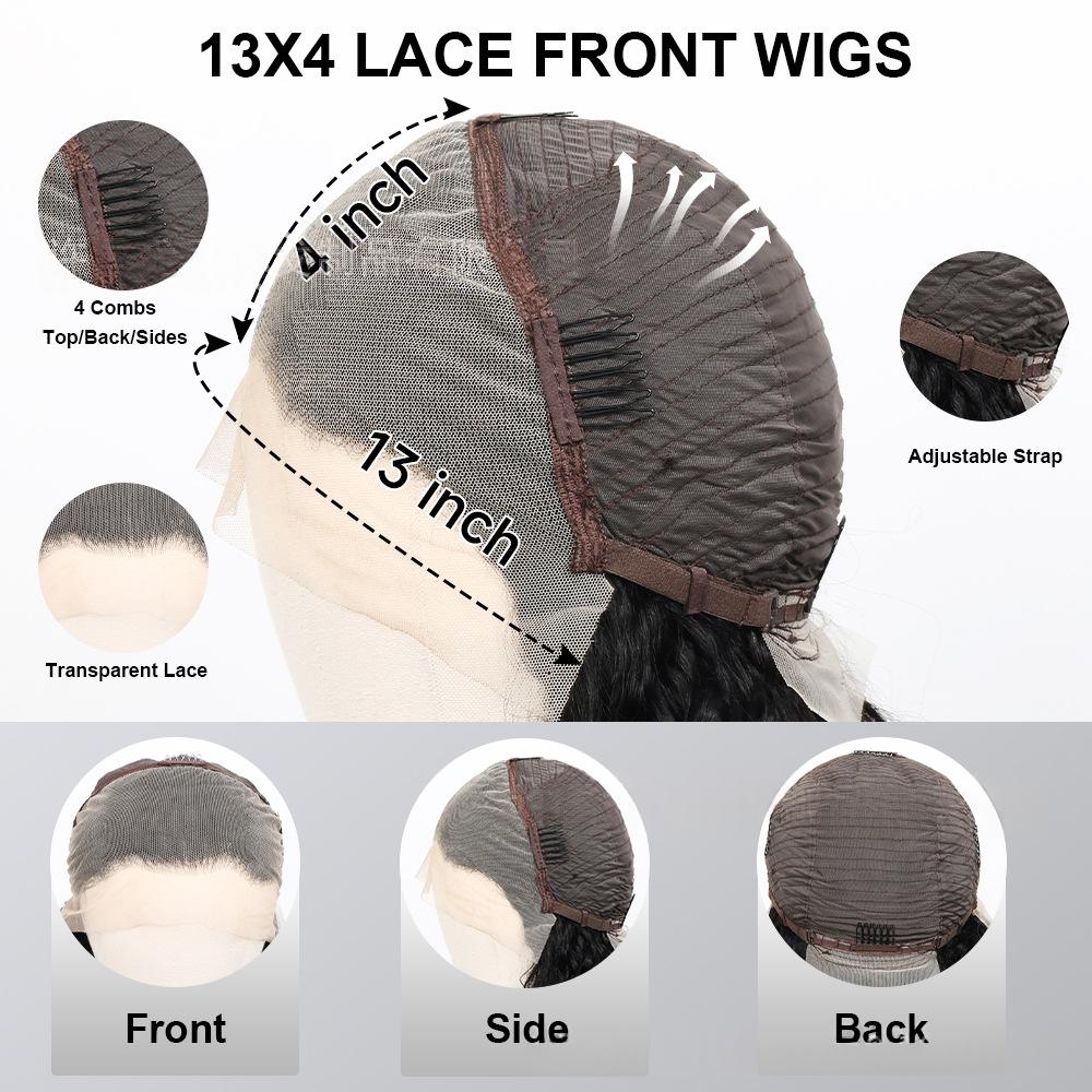 Perruque Ombre Couleur Cap en dentelle cheveux humains