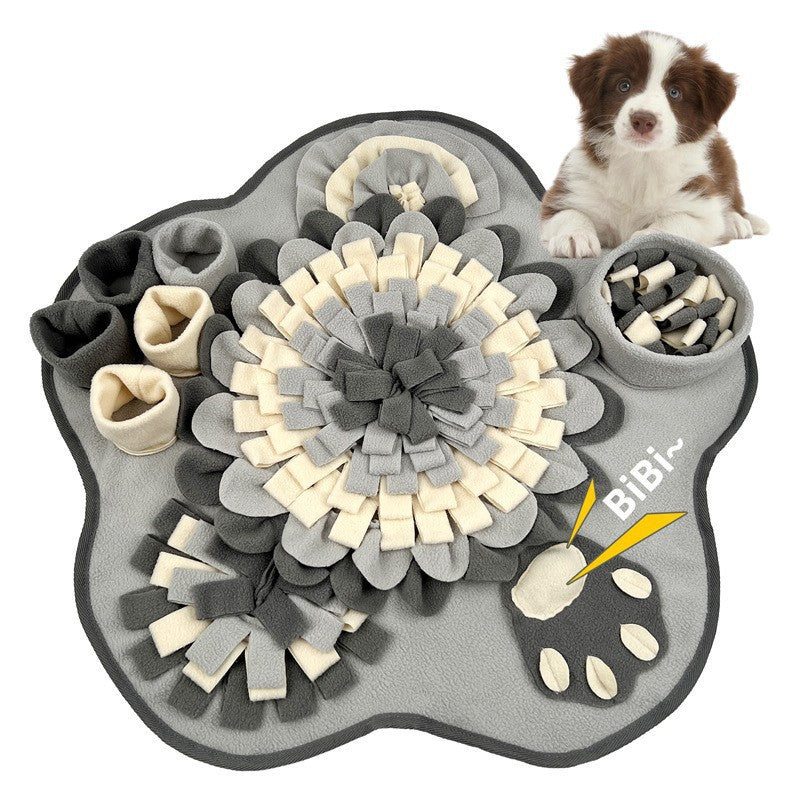 Puzzle de chien tapis de nourriture d'entraînement tapis de nourriture pour animaux de compagnie