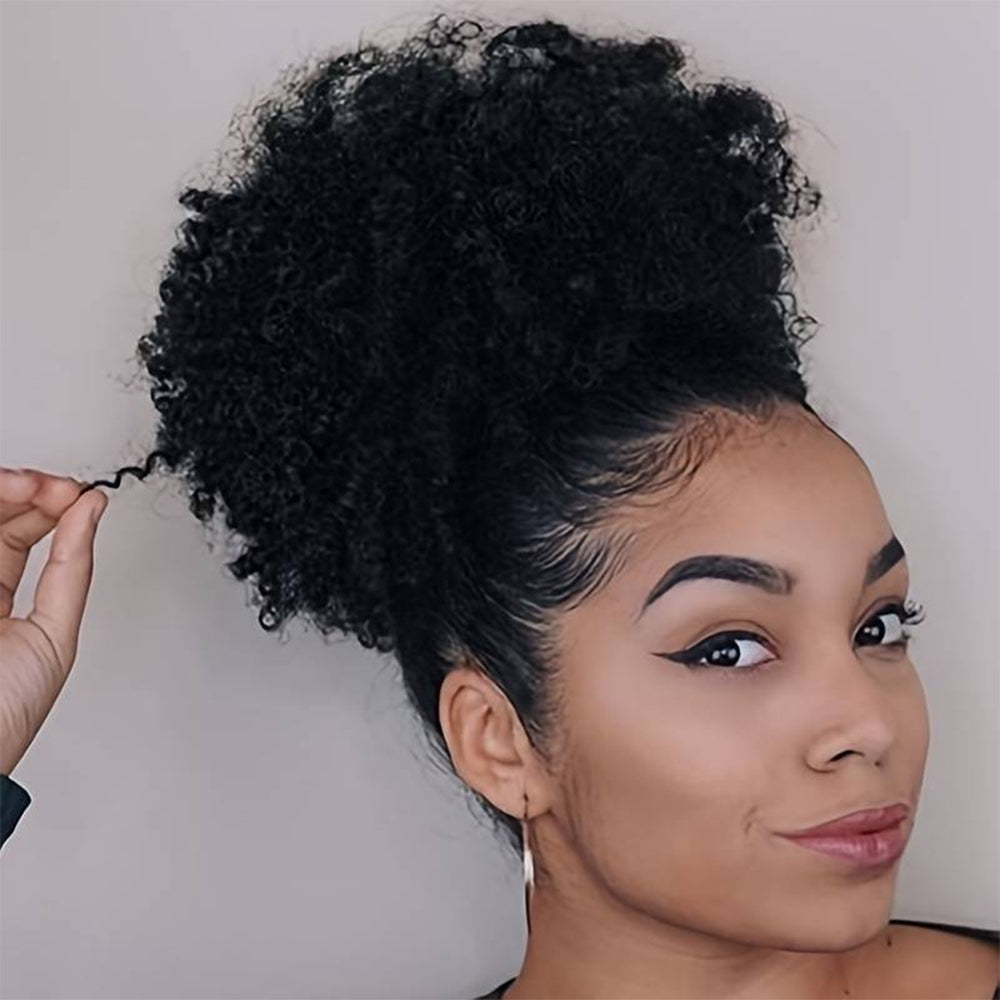 Kinkycurl Grand sac à cheveux en micro-courge africaine