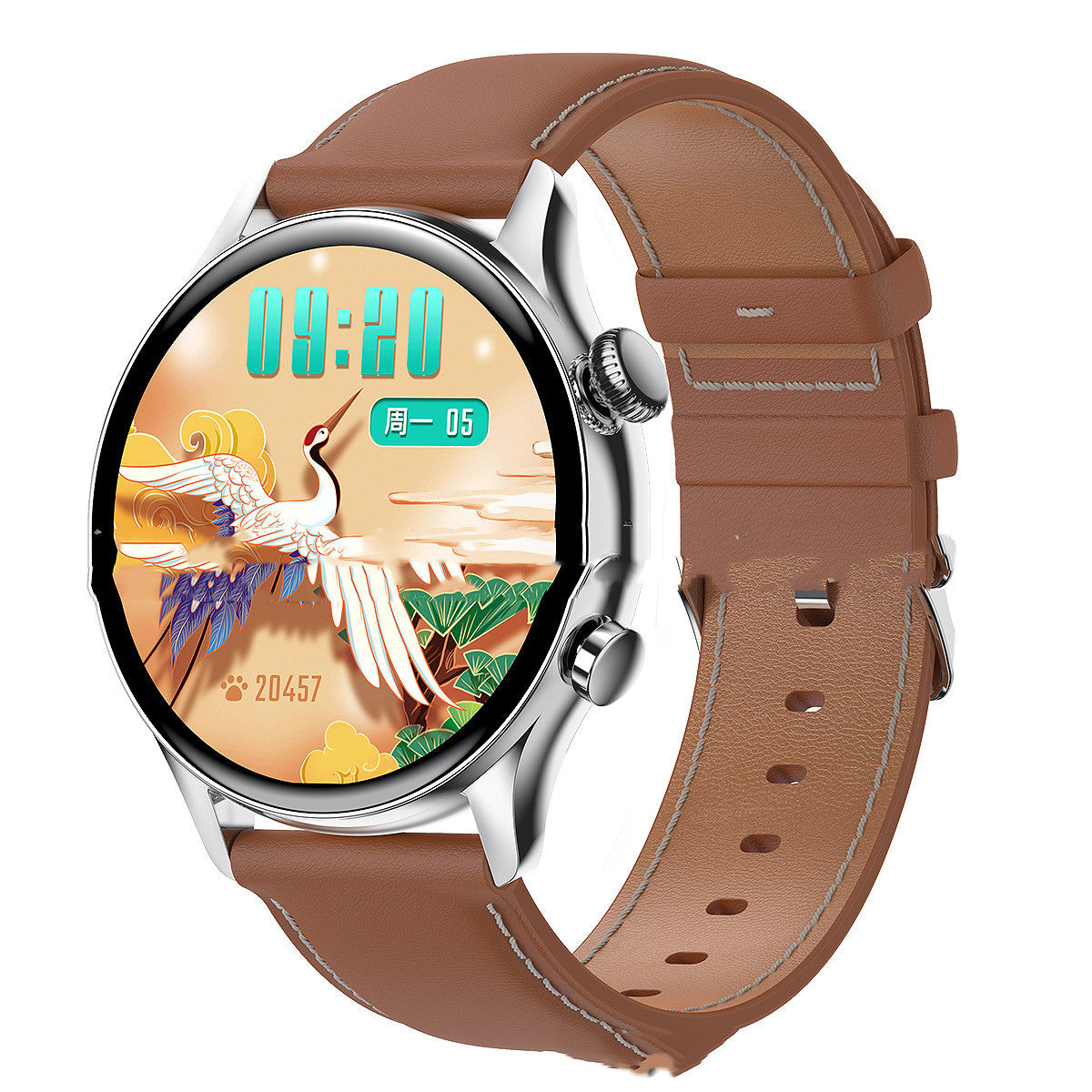 Cadran rond True Waterproof NFC Screen Heart Rate Watch