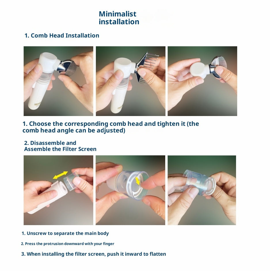 Two-in-one Électric Pet Hair Removal Comb