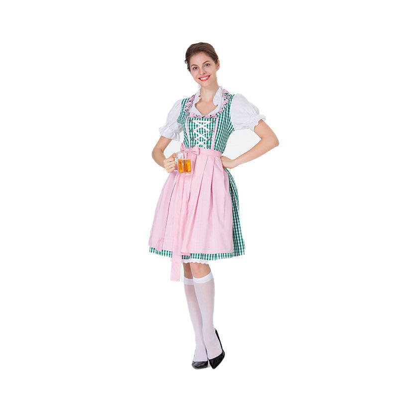 European and American German Beer Festival Vêtements Bar Waiter Maid Suit
