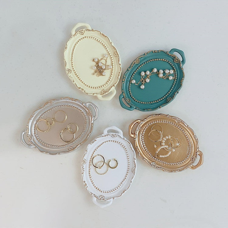 Porte-bougie en résine créative Boucles d'oreilles Collier Bijoux Ornement