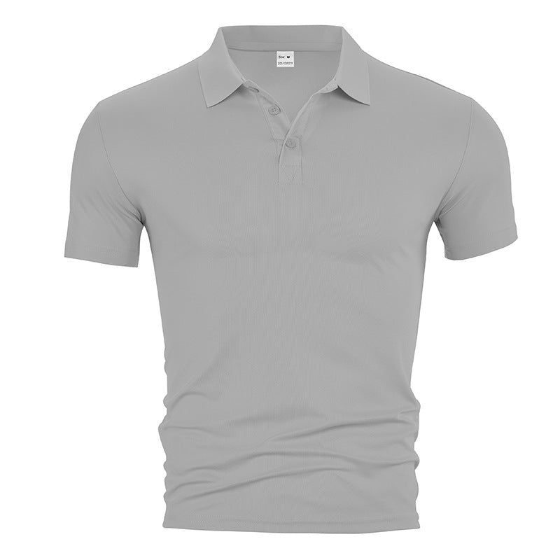 T-Shirt d'affaires à manches rapides à laque à manches rapides