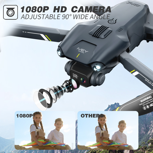 V28 RC Drone avec 4K HD double caméra WiFi FPV 3D Flips Rc Quadcopter US
