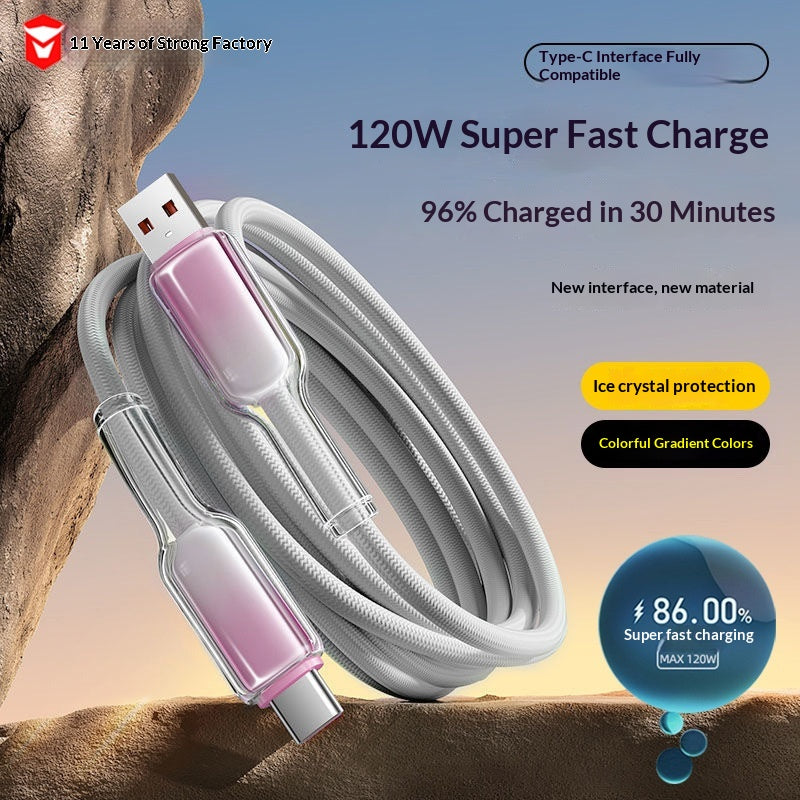 Câble de données graduée pour téléphone à recharge rapide