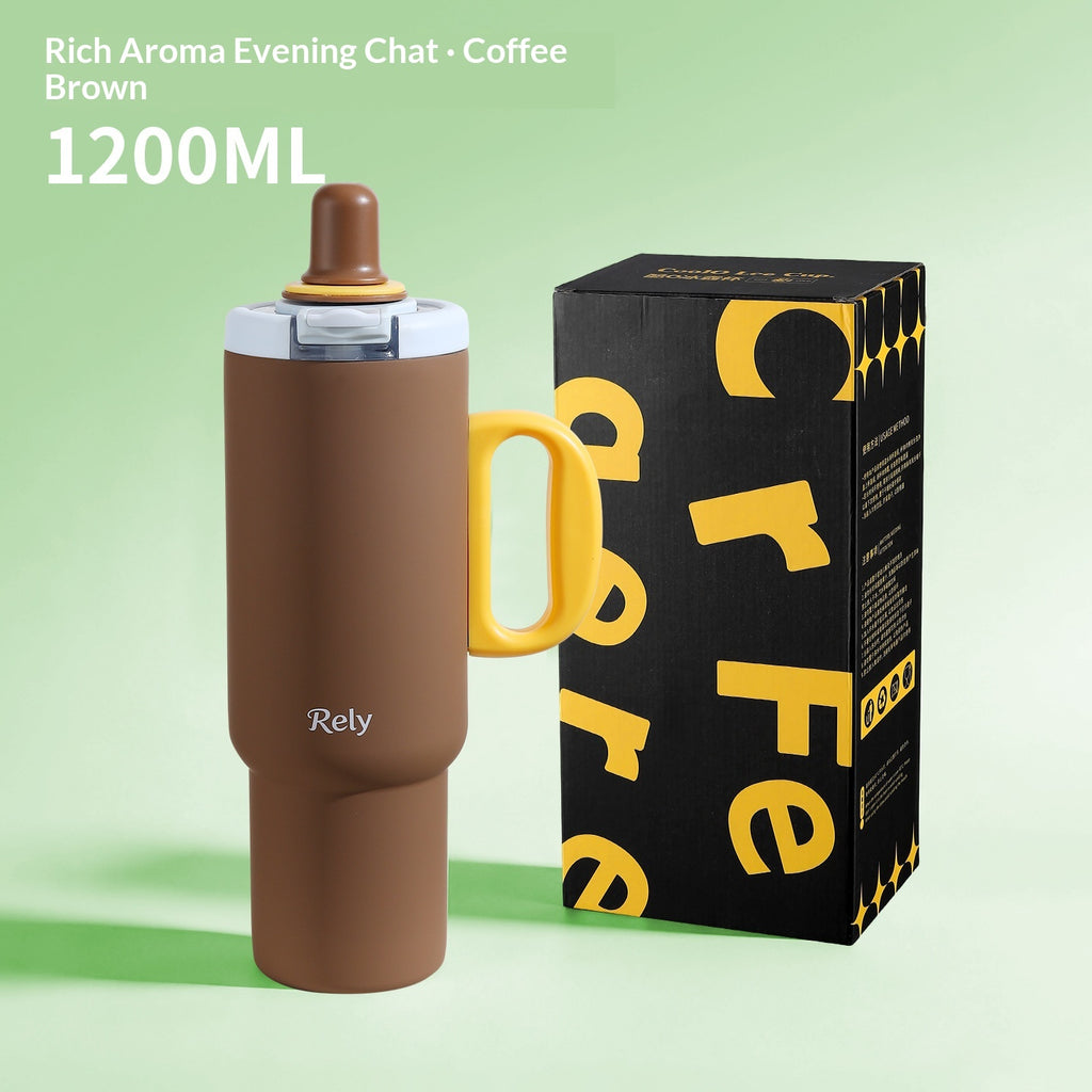 Mug élégant en acier inoxydable de grande capacité