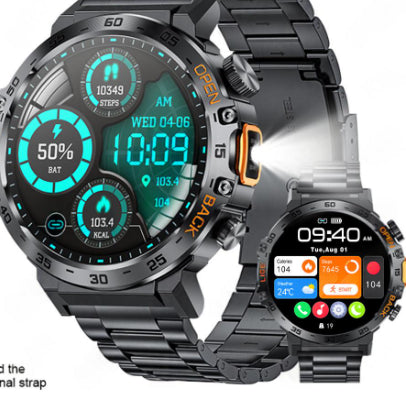 Smartwatch avec fréquence cardiaque Pression artérielle Bluetooth Appel et personnalisation