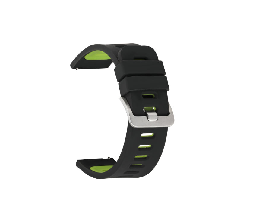 Bracelet en silicone Smart Watch bicolore 20 22mm
