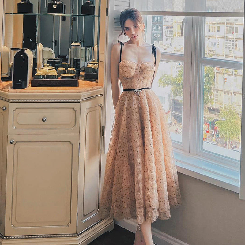 Robe longue et mince