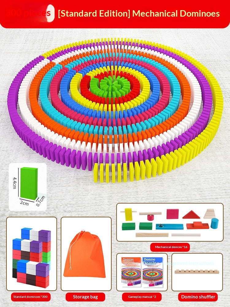 Puzzle éducatif Jouet Mécanisme Bâtiment Blocs Cadeau Dominos