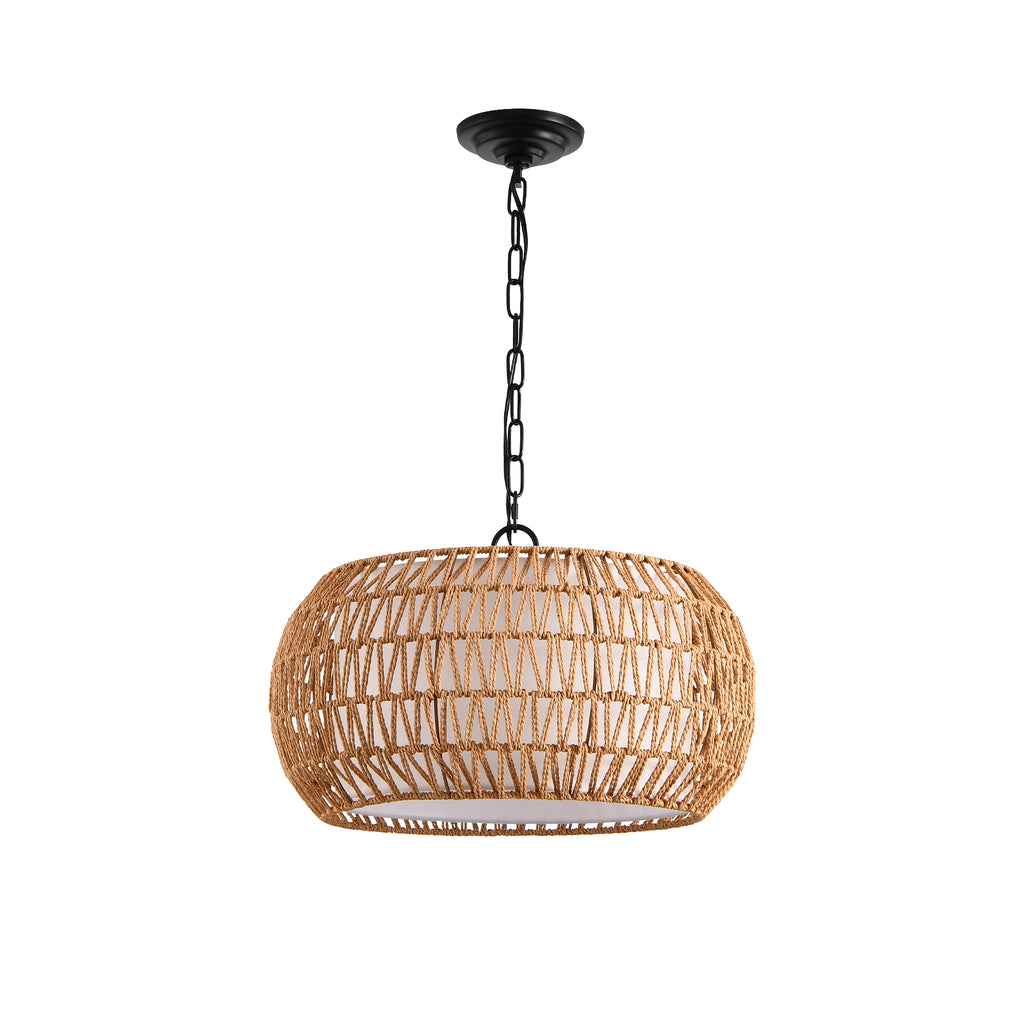 Lampe pendentif ferme de 18 pouces avec hauteur réglable
