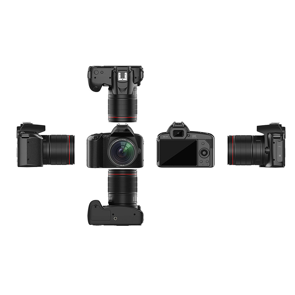 Caméra numérique écran IPS 3 pouces 4K 64MP 16x Zoom numérique vision nocturne sans fil double Camer