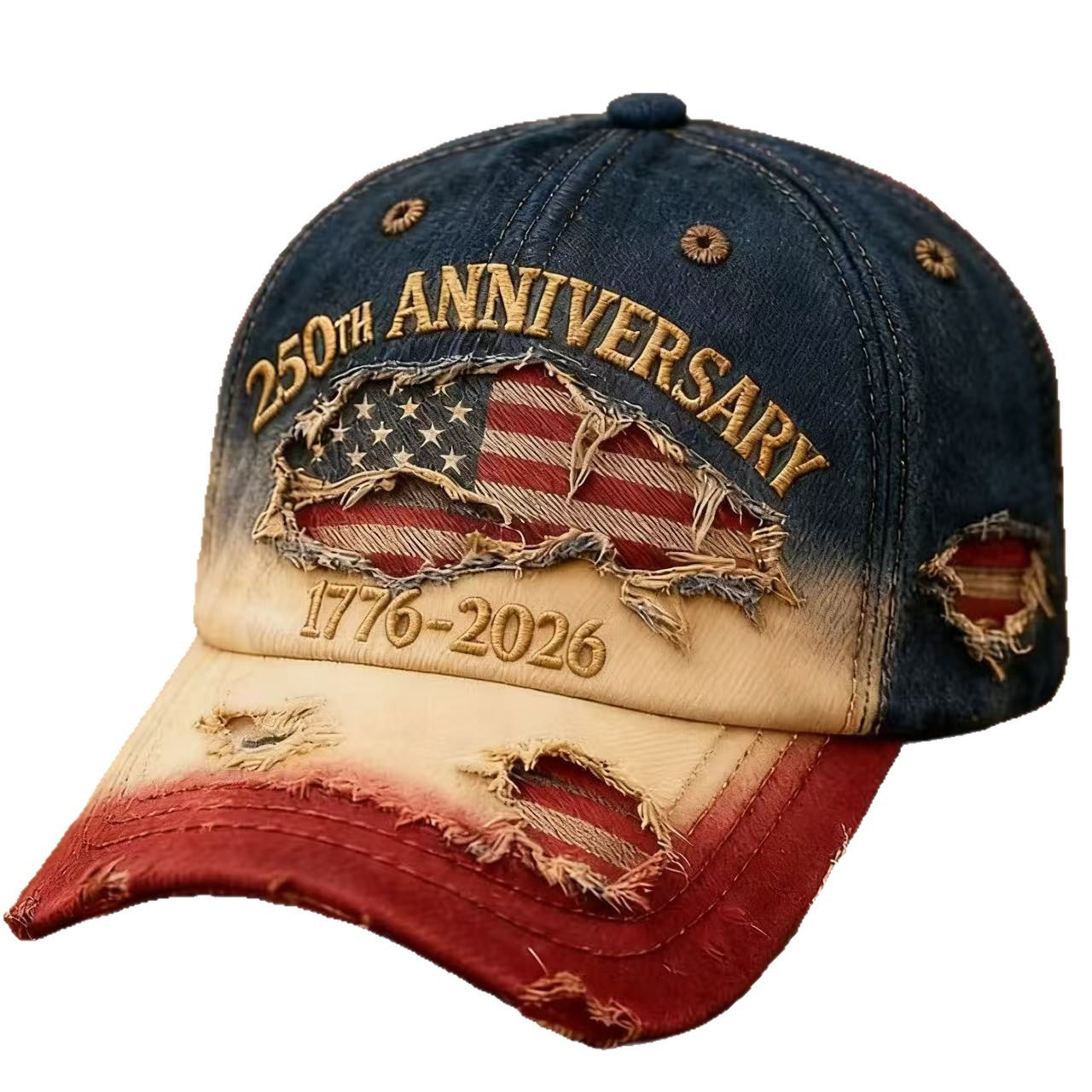 Casquette de baseball brodée de protection solaire