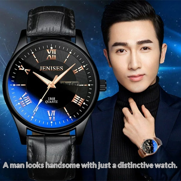 Montres pour hommes Montres étudiantes Montres sportives Quartz Ultra-mince Imperméable Trendy Luminous Displa