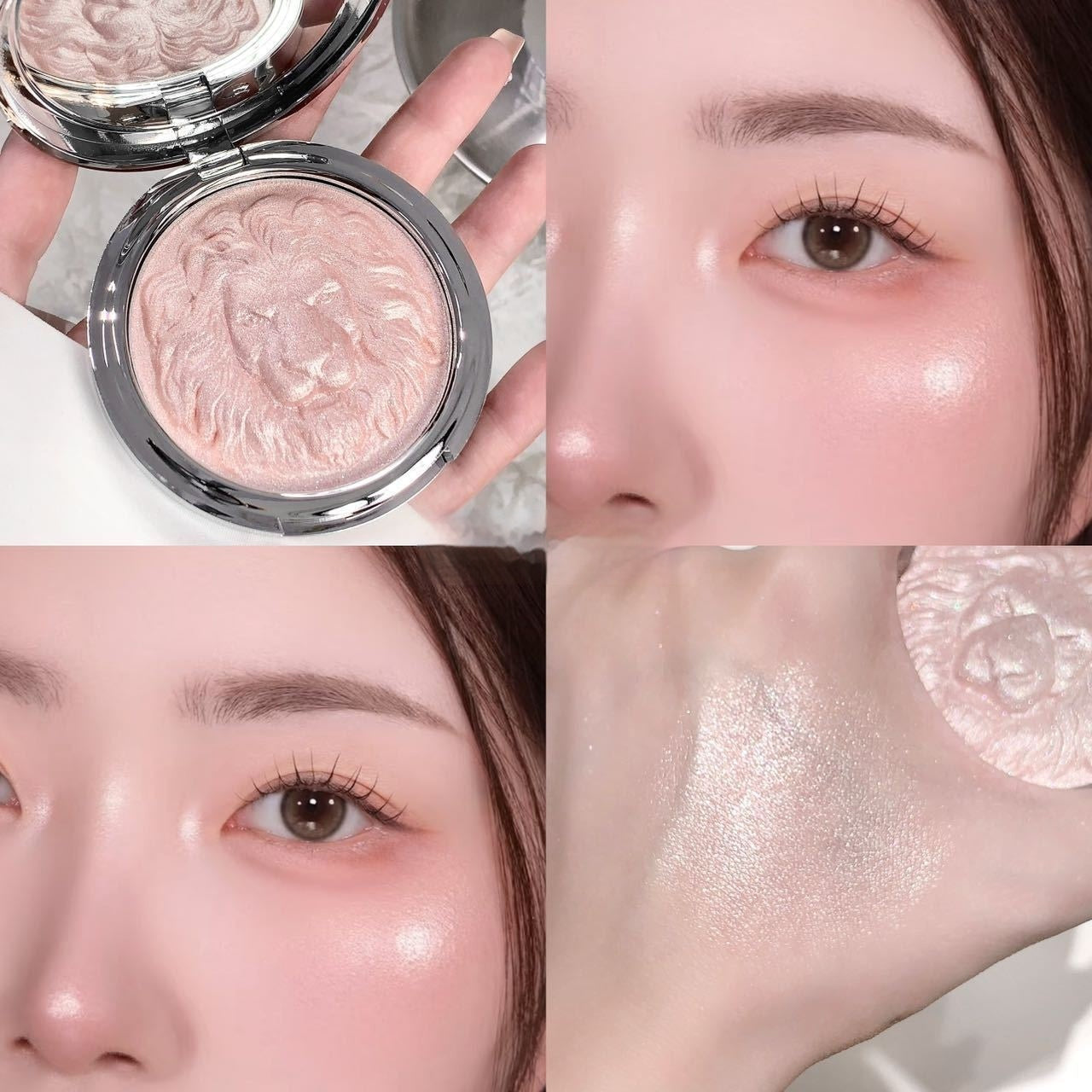 Poudre de grooming à haute brillance et à fine brillance