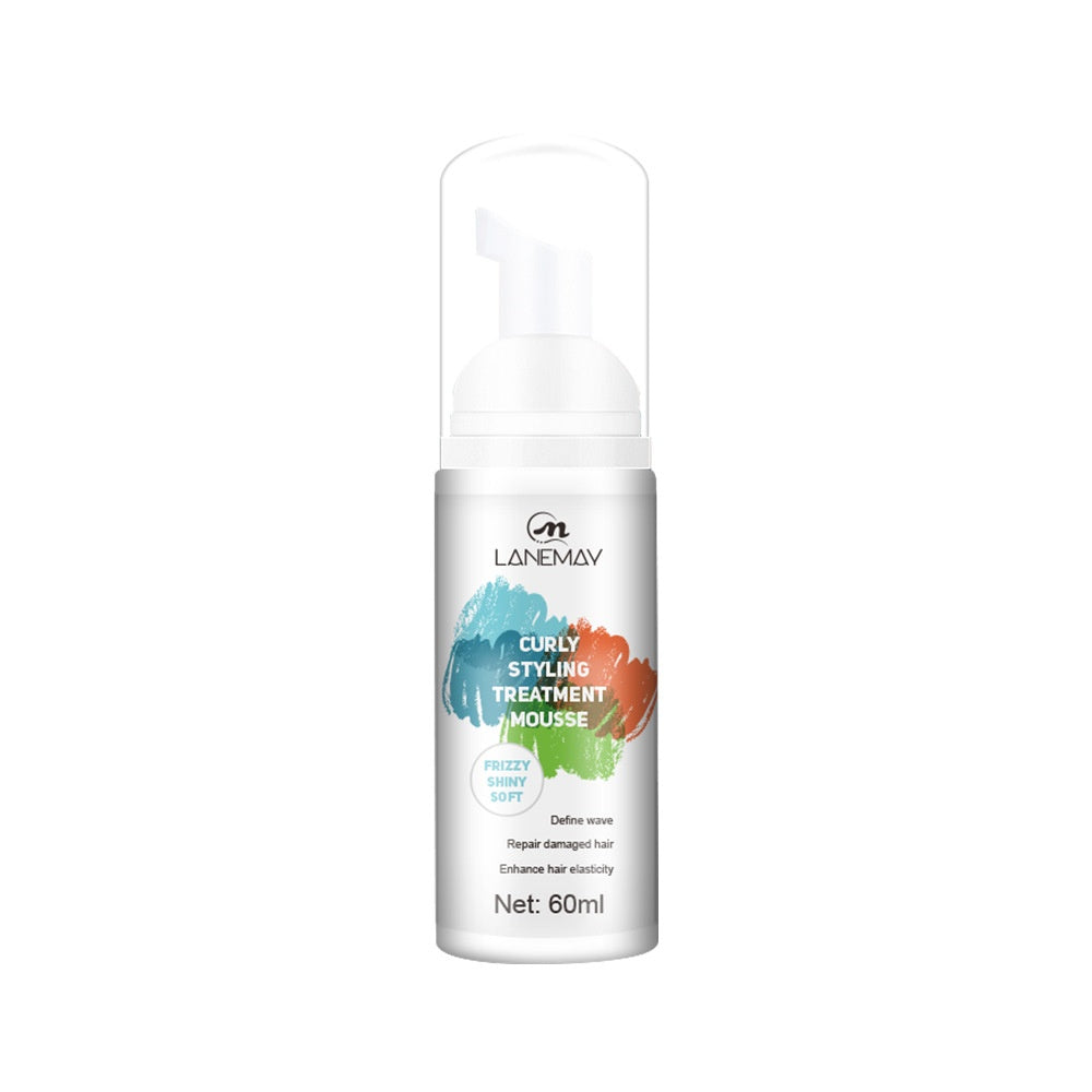 Mousse hydratante de façonnement des cheveux bouclés Anti-frizz