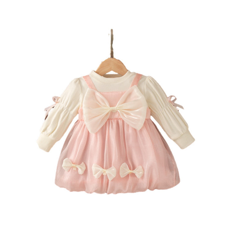 Mignon printemps robe d'arrivée pour bébé filles