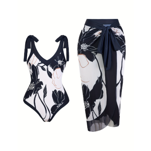 Sexy imprimé vacances plage deux pièces Bikini
