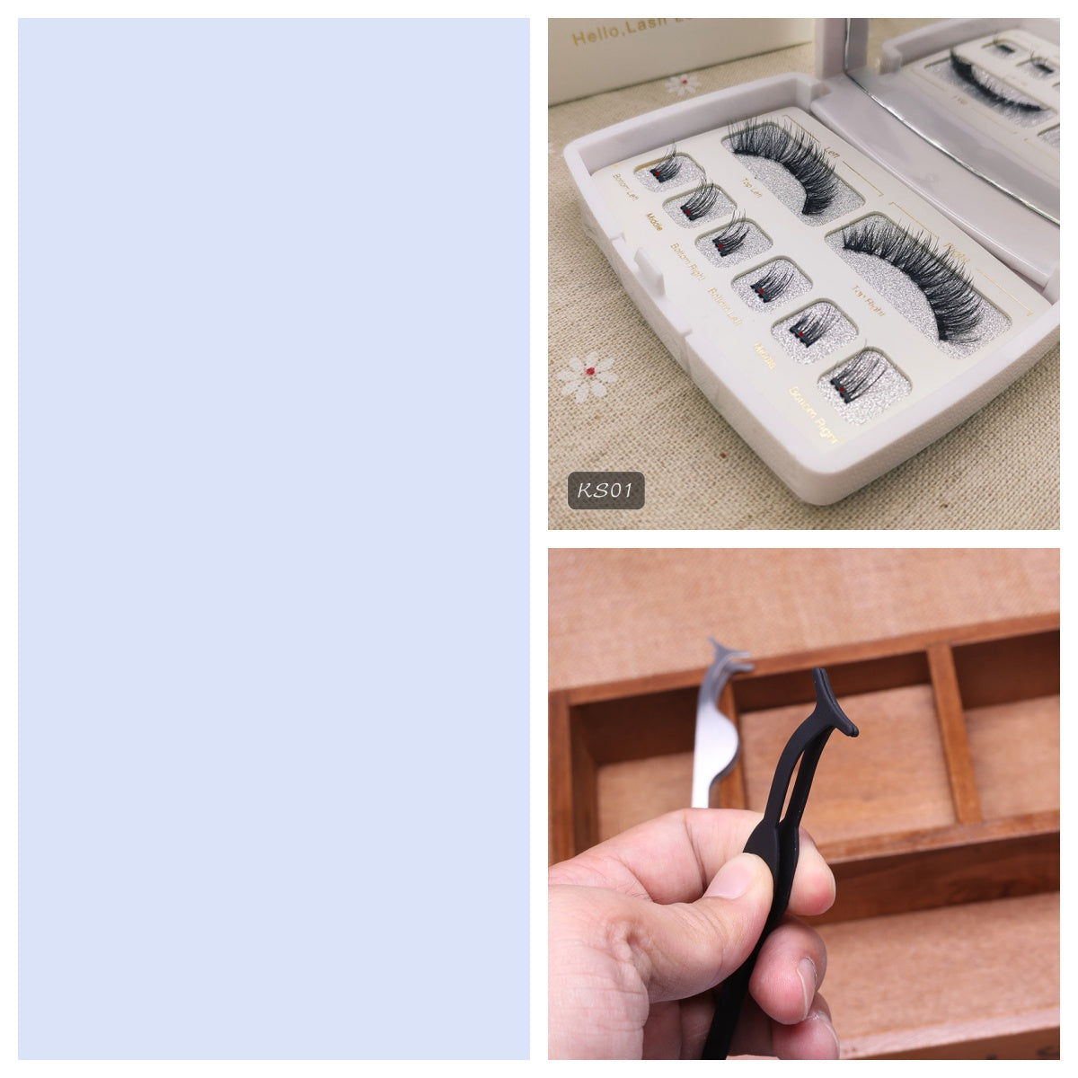Faux cils de l'aimant