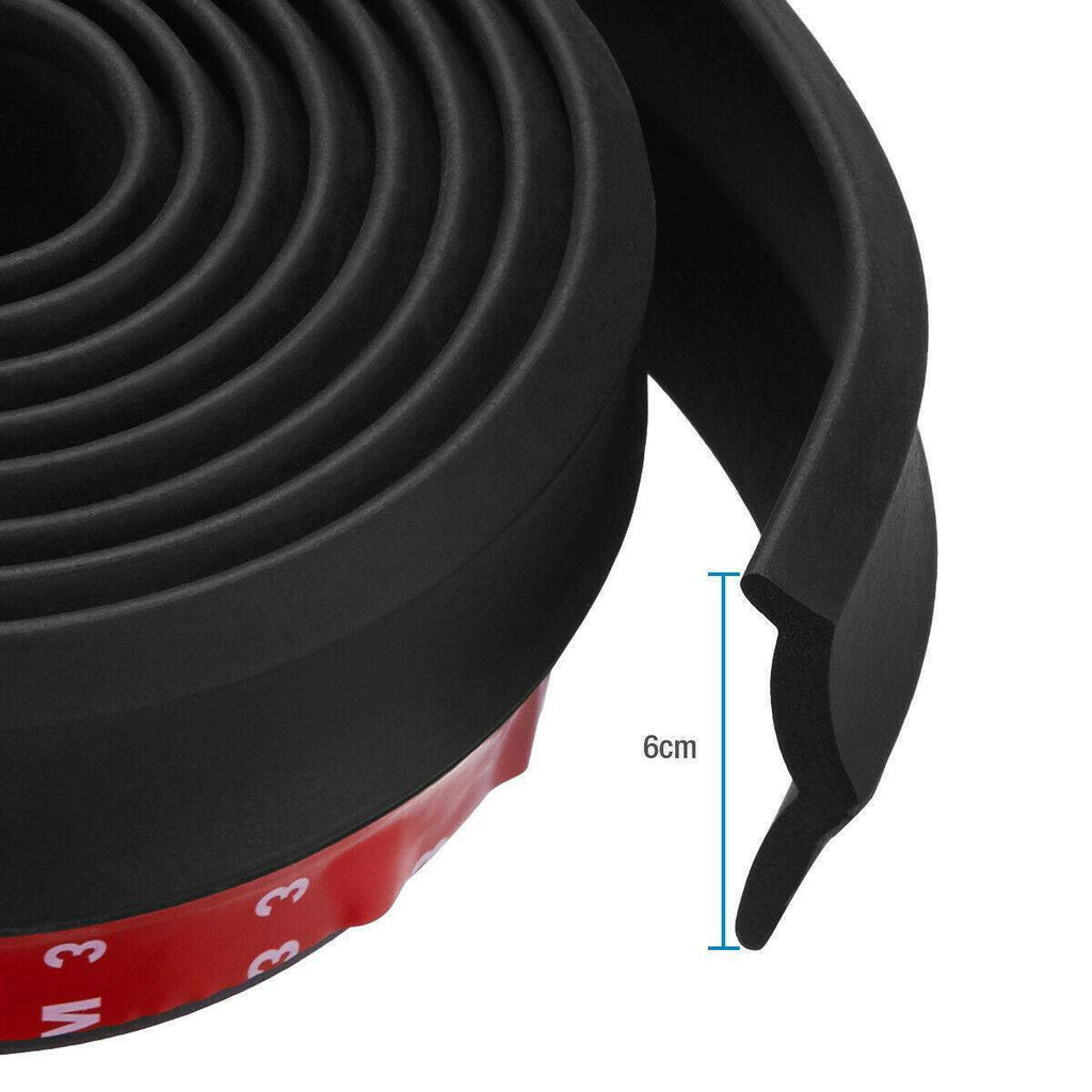 Universal voiture Lip Jupe Protecteur de caoutchouc Splitter avant pare-chocs côté 2,5M