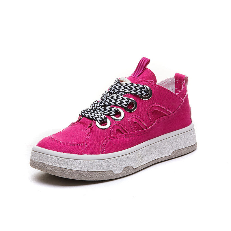 Femmes Toile Chaussures Plateforme Casual Sports Chaussures Femmes