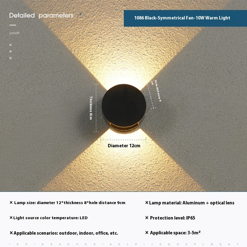 Modern Minimalist Maison Spotlight Aile Balcon Lampe murale