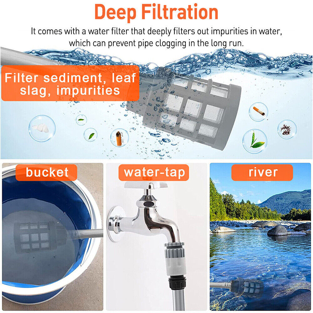 Nettoyeur d'eau jet de lave-linge sans fil portable et 2 batteries