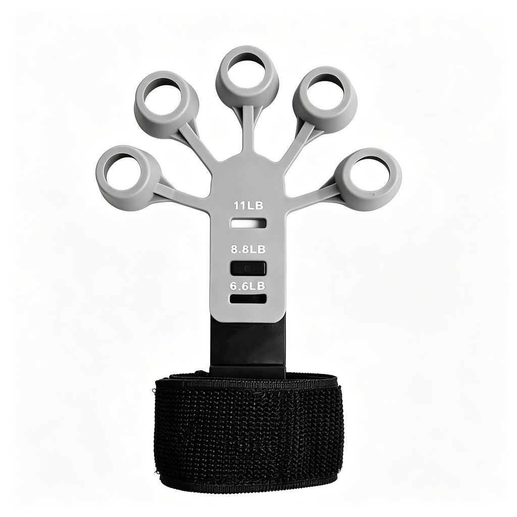 Rinceur de doigts Silicone Cinq Exercice Doigt Résistance réglable Gripper main Fing