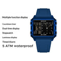 Montres de sport carrées avec écran électronique étanche