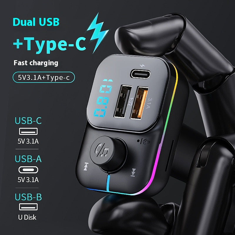 Chargeur de lecteur MP3 Bluetooth de voiture