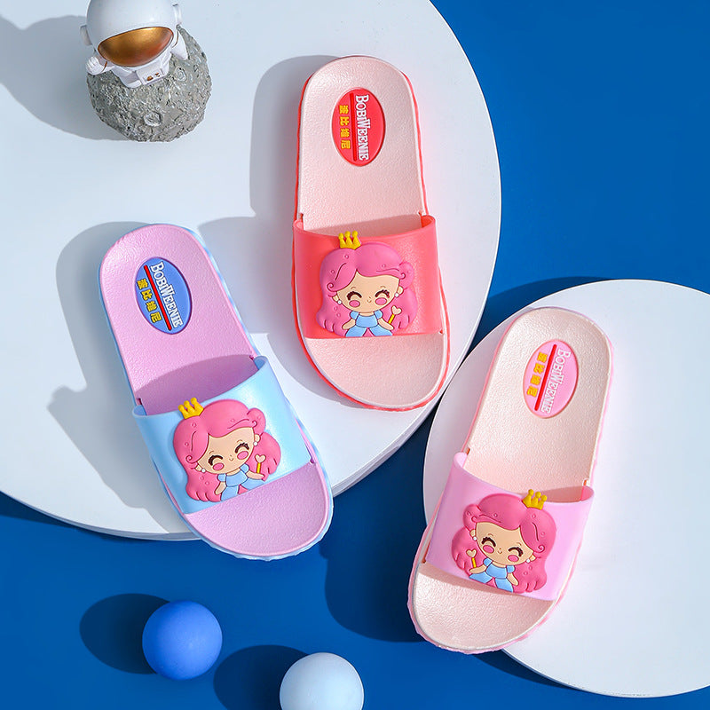Enfants d'été Cartoon Non-dérapant Soft Bottom Sandales