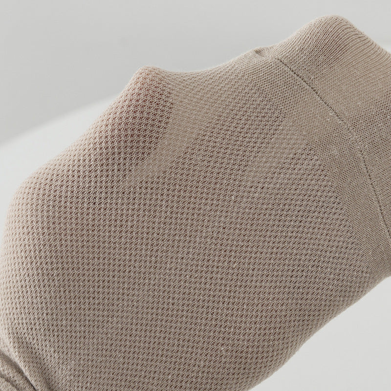 Chaussettes de bateau en polyester simple à faible coupe