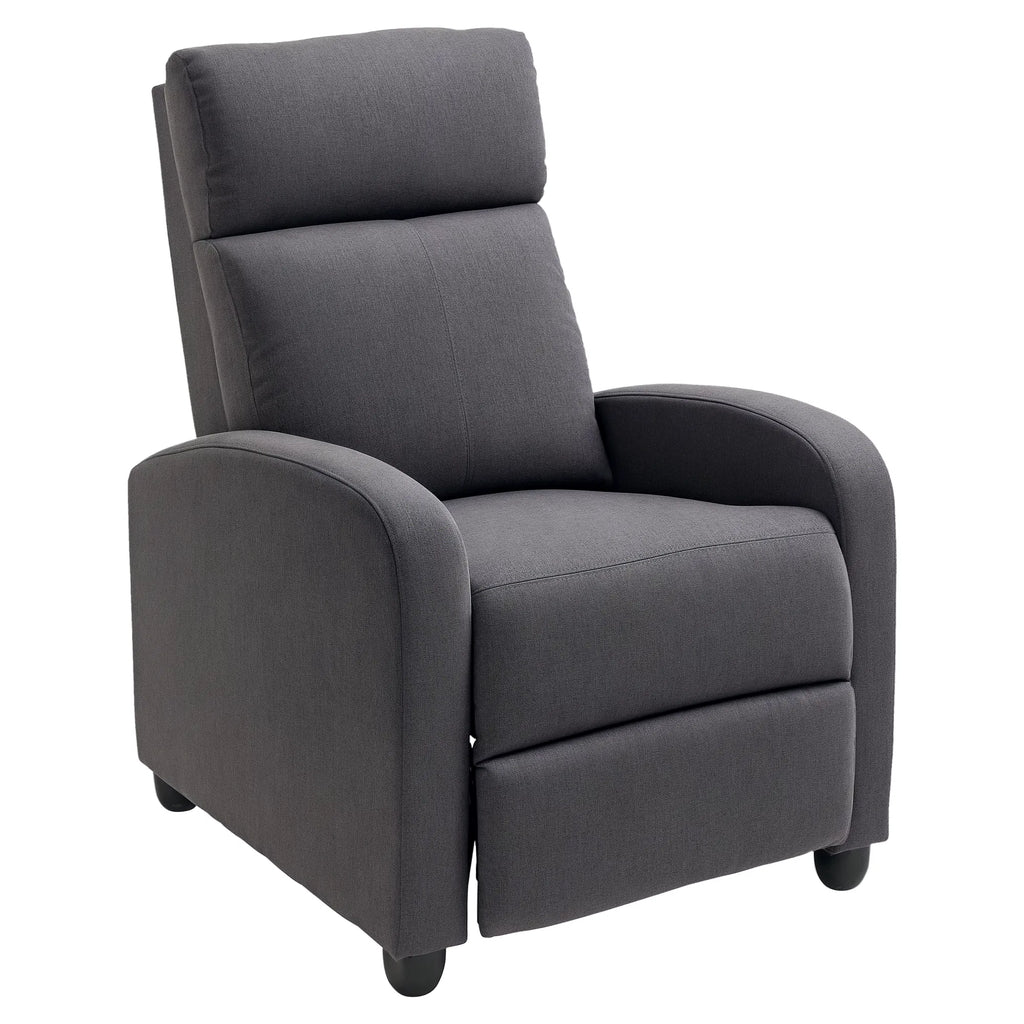 Fauteuil inclinateur en tissu Manuel Accueil Théâtre Siège Canapé inclinable simple chaise avec rembourré