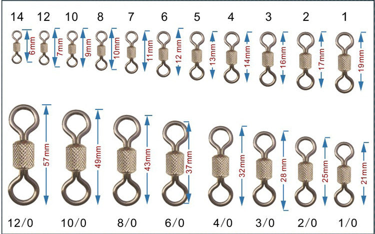 Connecteur emboîté en forme de 8 anneaux