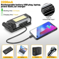 Lampe de travail rechargeable 2 Pack
