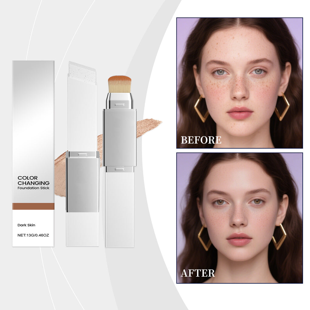 2-en-1 Color-Changing Foundation Stick Deep Skin Tone
