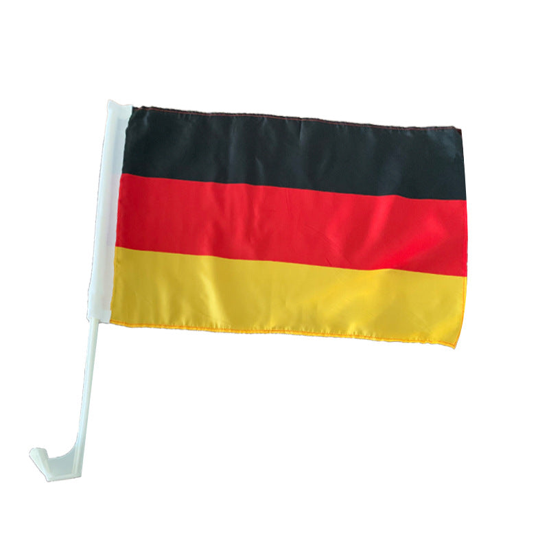 Drapeau de voiture allemand en polyester coupe-vent